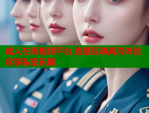 成人在线视频平台 直播互动高清体验尽享私密乐趣