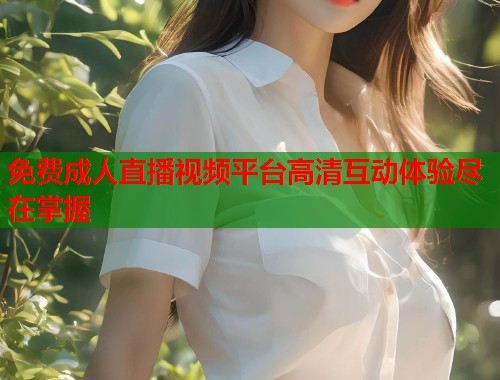 免费成人直播视频平台高清互动体验尽在掌握